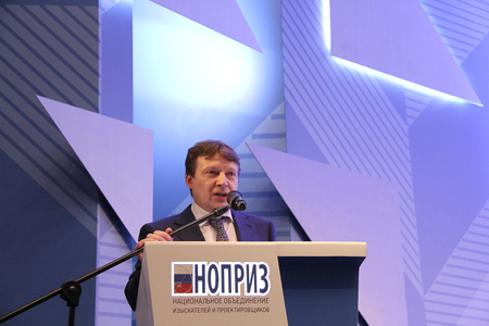Президент НОСТРОЙ Антон Глушков выступил на XIII Всероссийском съезде НОПРИЗ